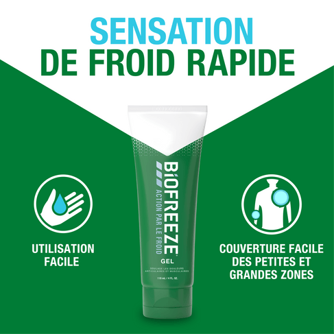 Biofreeze - Gel - Sensation de froid rapide - 118ml