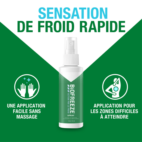 Biofreeze - Spray - Sensation de froid rapide - 118ml